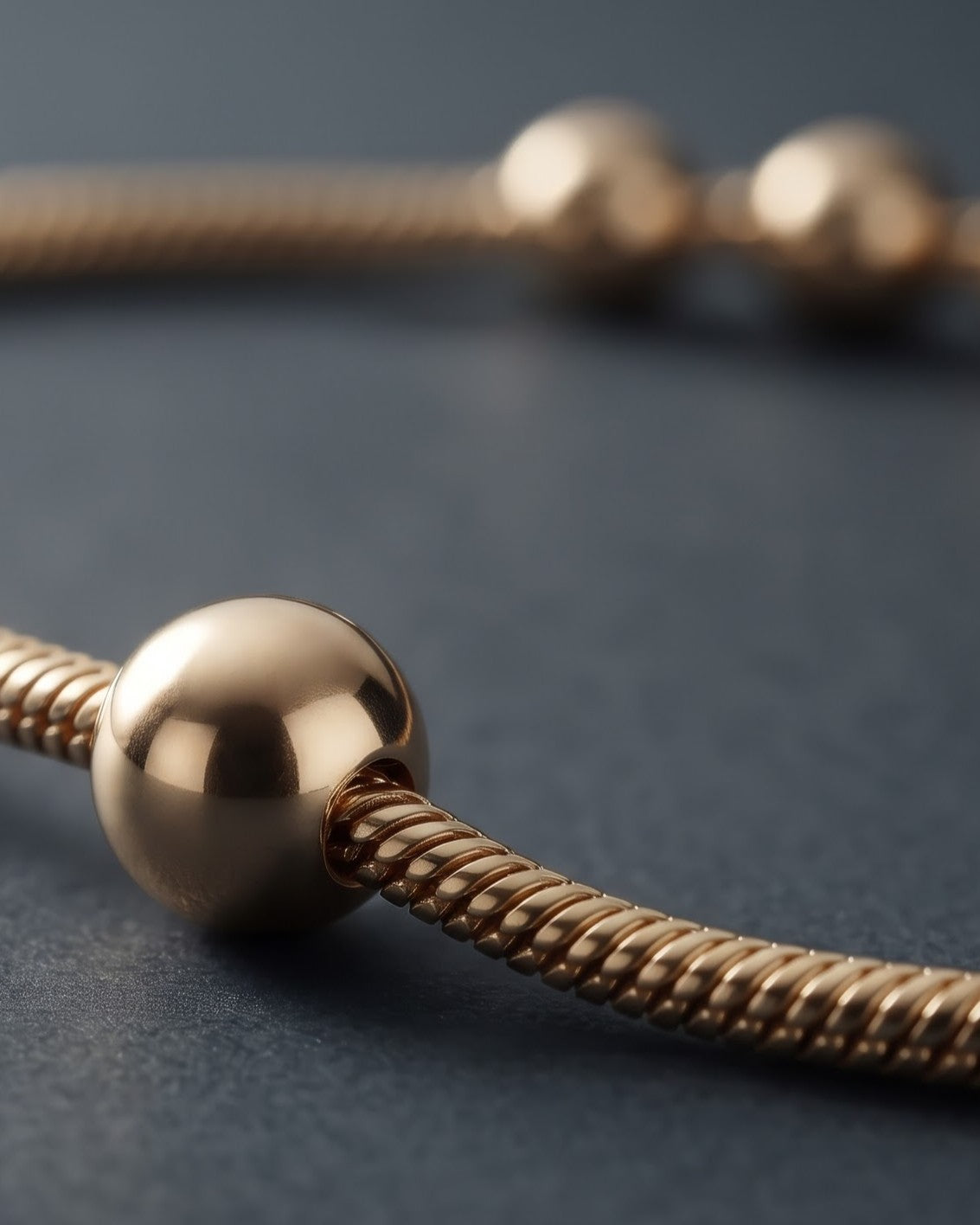 Solyn Beaded Chain Bracelet – Cinematic shot