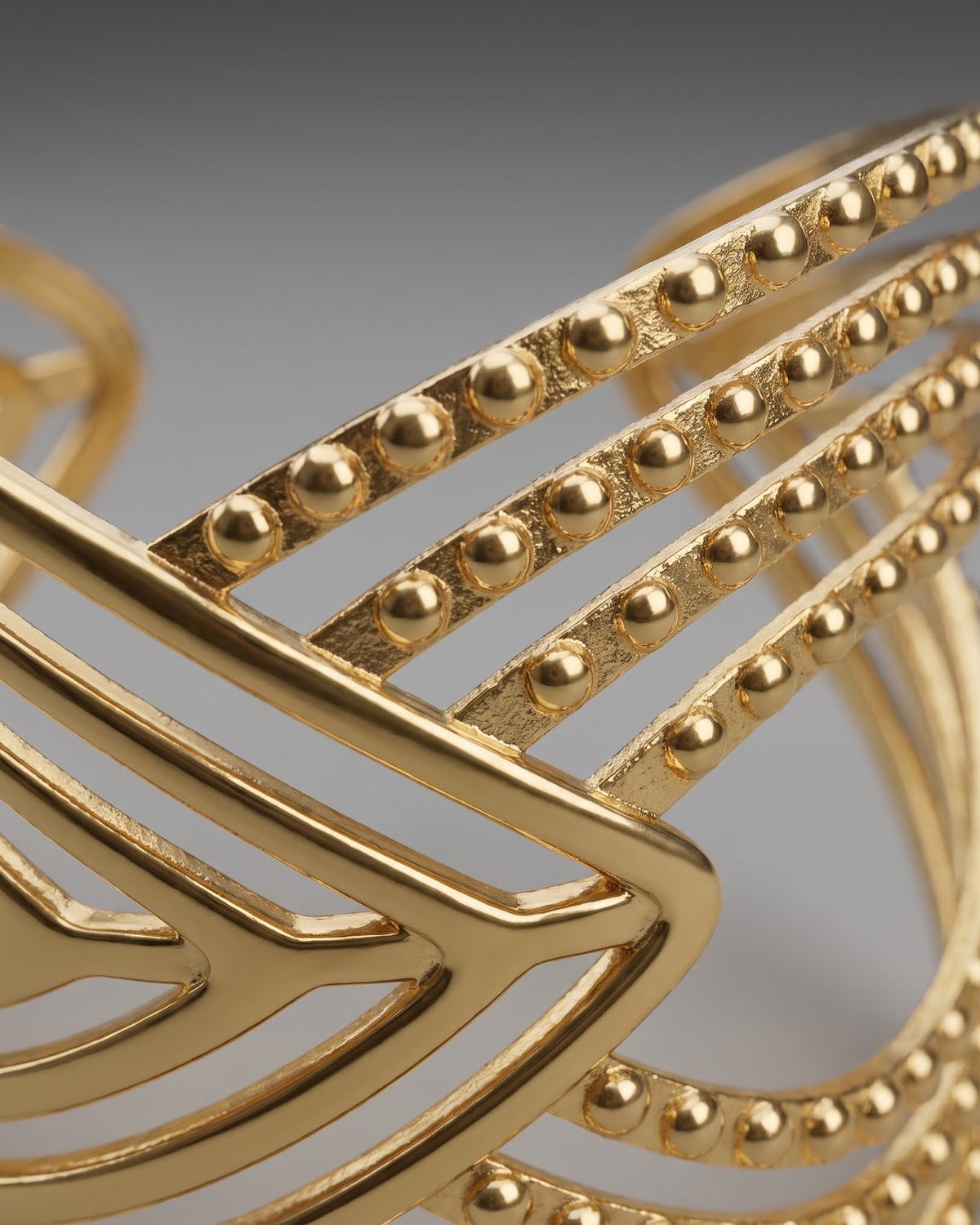 Solveen Crossed Wave Cuff — cinematic shot