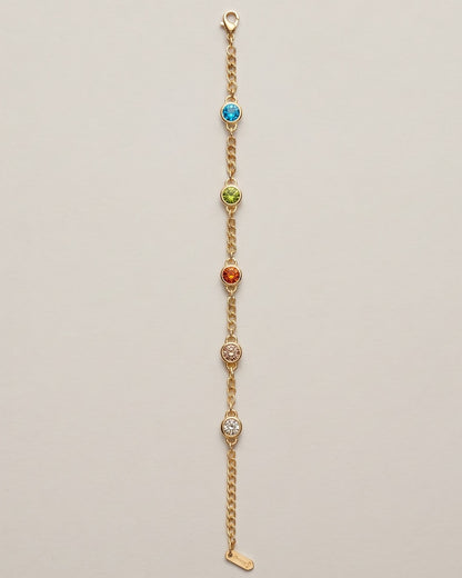 Solymi Prism Chain Bracelet – Close-up detail