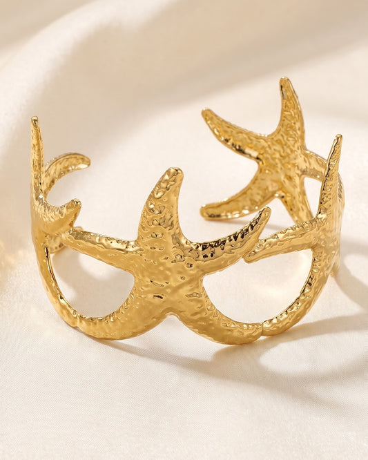 Solstice Starfish Cuff — hero shot
