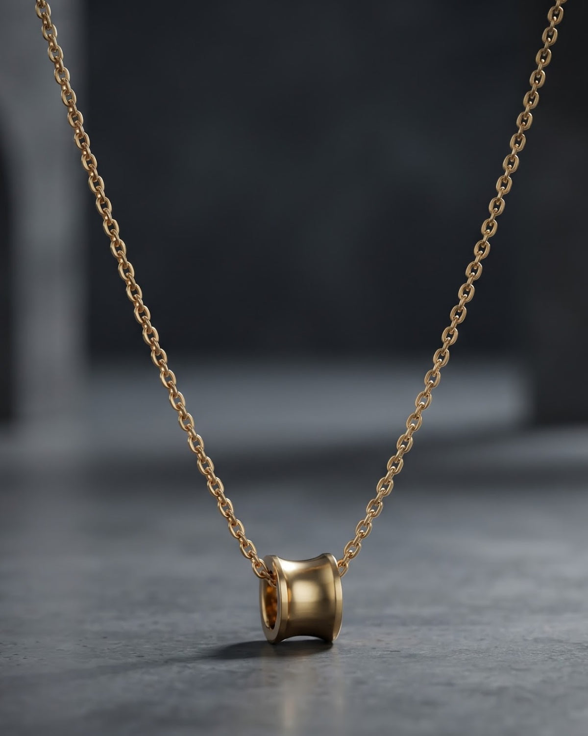 Solyria Drum Pendant Necklace – Hero shot