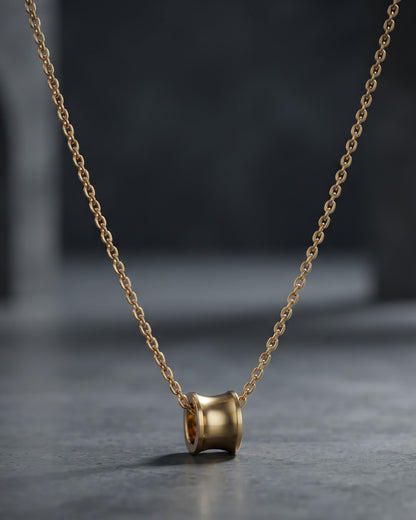 Solyria Drum Pendant Necklace – Hero shot
