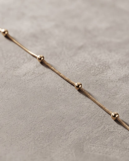 Solyn Beaded Chain Bracelet – Close-up detail
