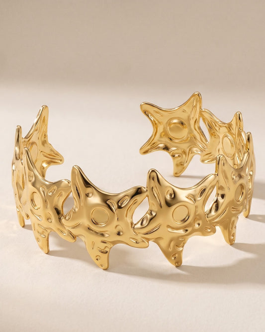 Solmara Starburst Cuff — hero shot