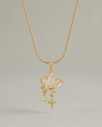 Solthia Star Cluster Pendant Necklace - hero view