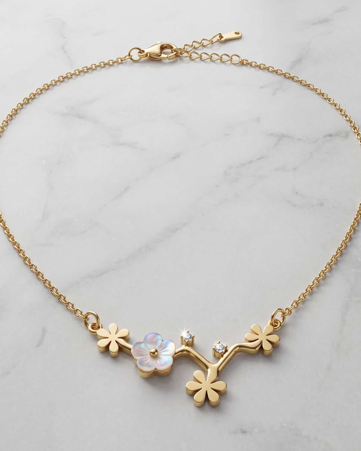 Solveira Blossom Pendant Necklace - Hero Shot