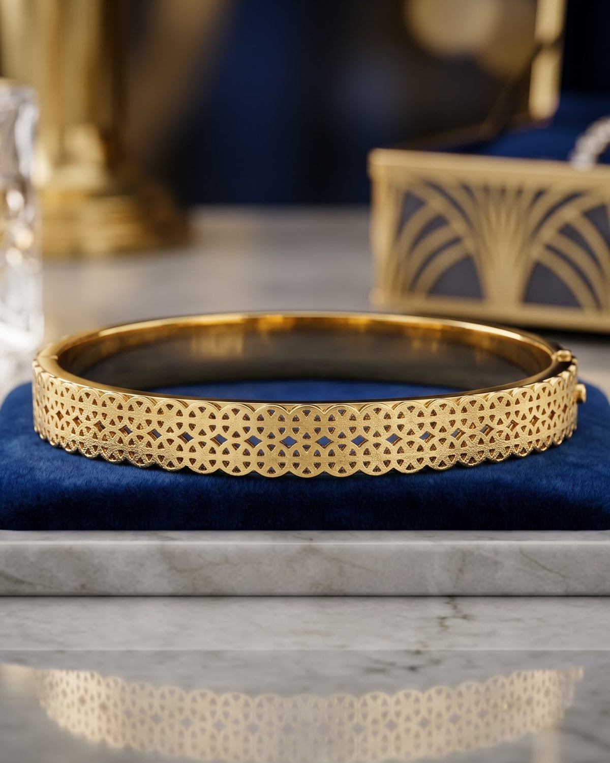 Soltaya Orbit Bangle — hero shot
