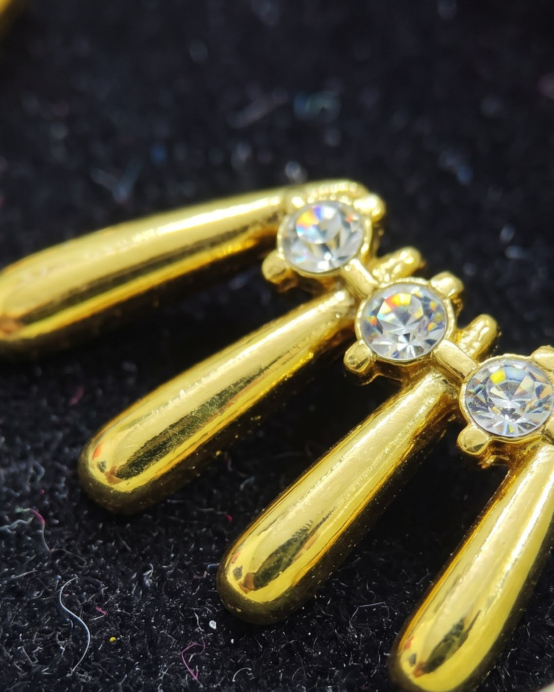 Solzira Quad Line Stud Earrings - Detail view