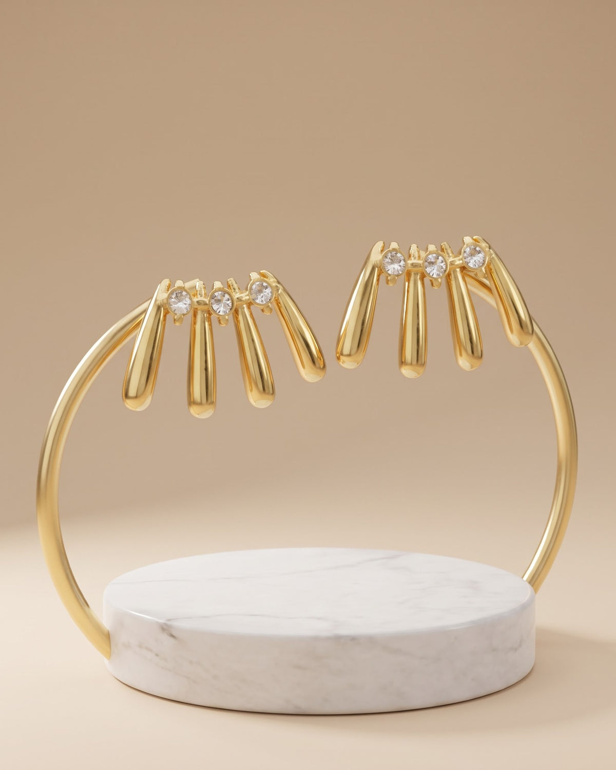 Solzira Quad Line Stud Earrings - Display view