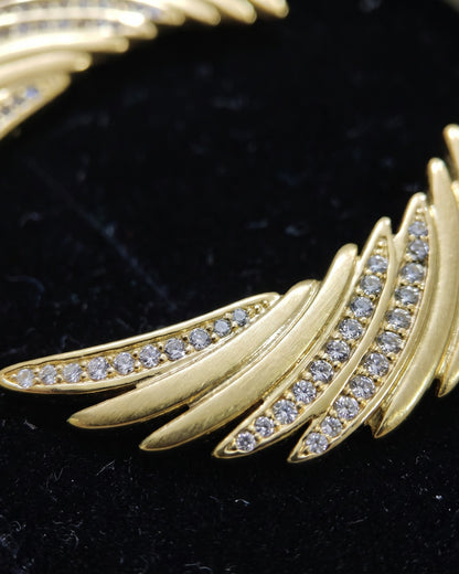 Solpera Feather Stud Earrings - Detail view