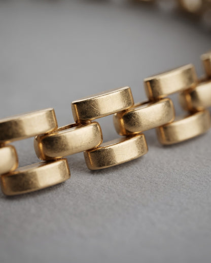 Solbrenn Panel Link Chain Bracelet - Detail view