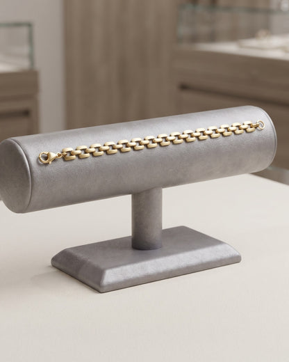 Solbrenn Panel Link Chain Bracelet - Display view