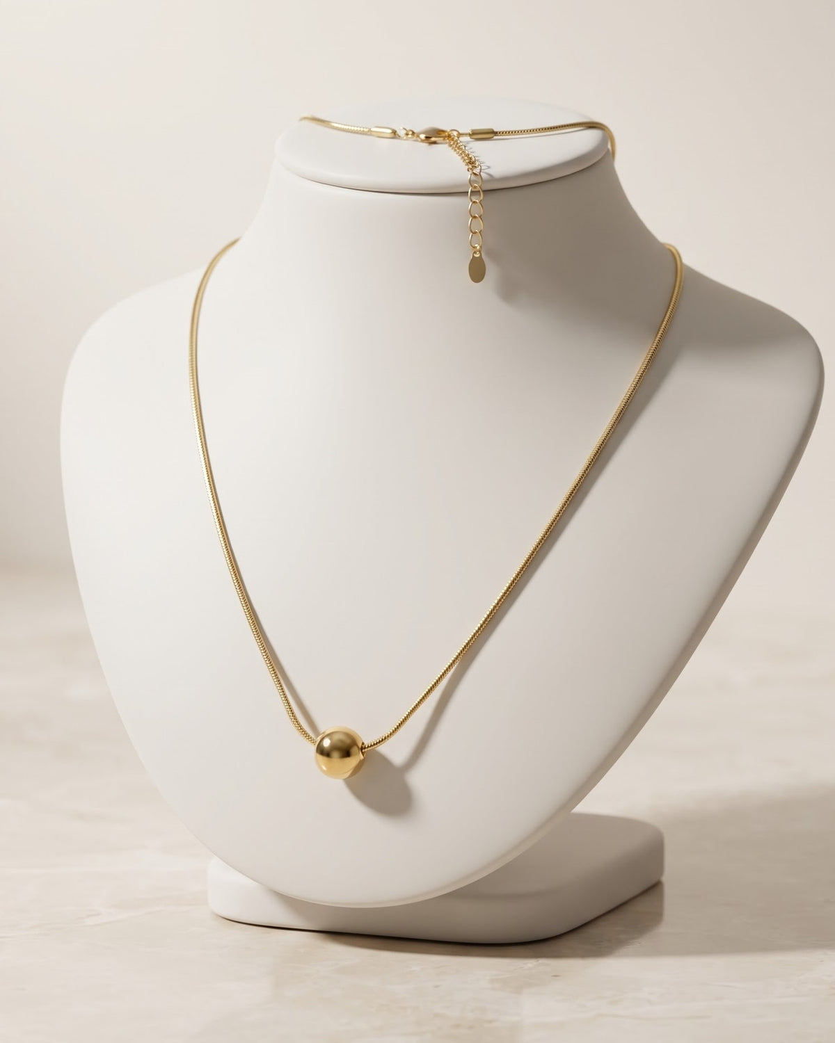 Solrhea Orb Chain Necklace - Display view