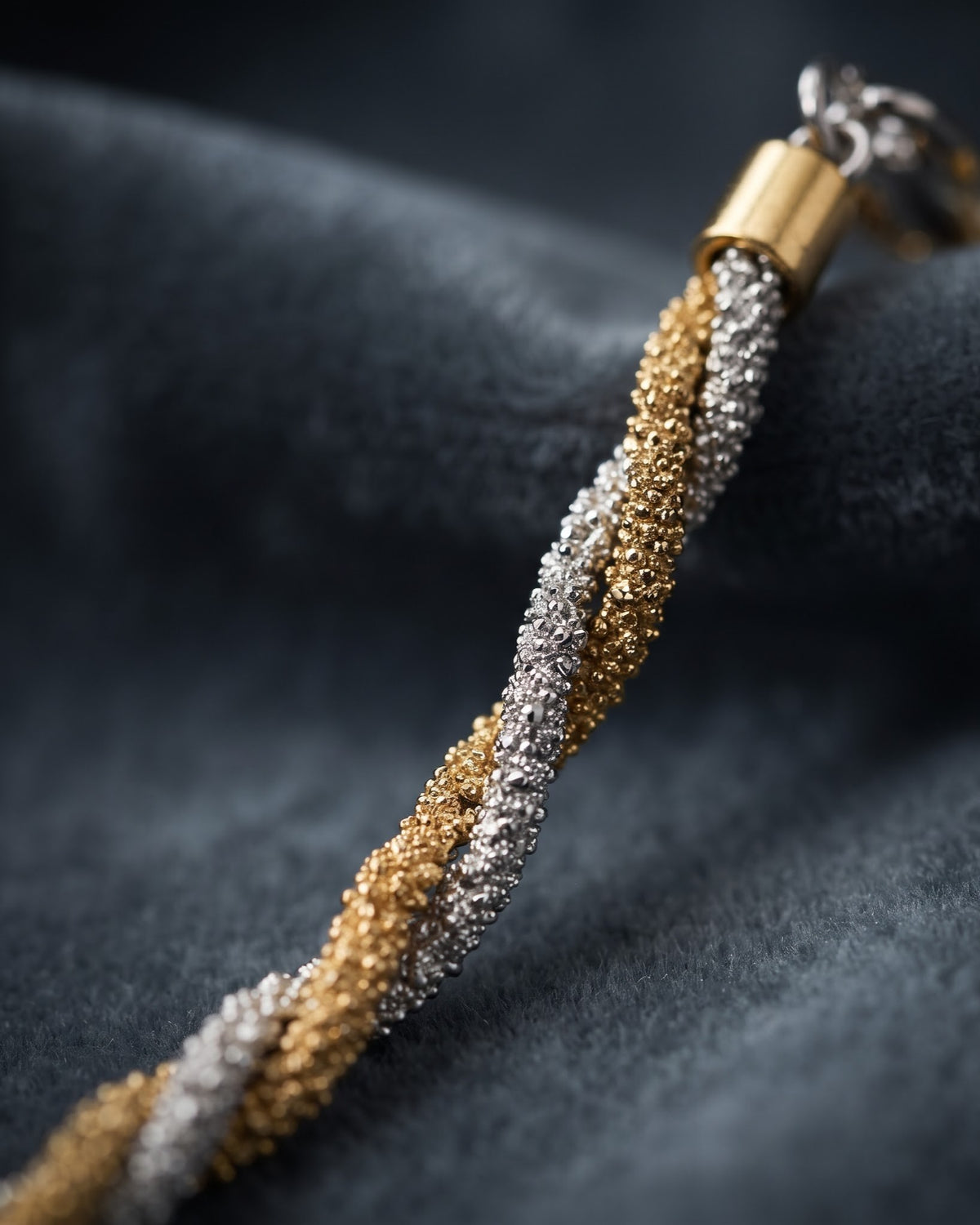 Solvanto Twist Chain Bracelet - on wrist