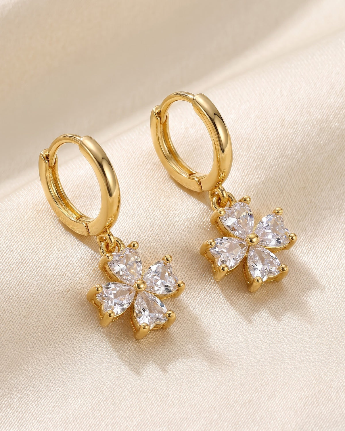 Solpetra Blossom Hoop Earrings - hero view