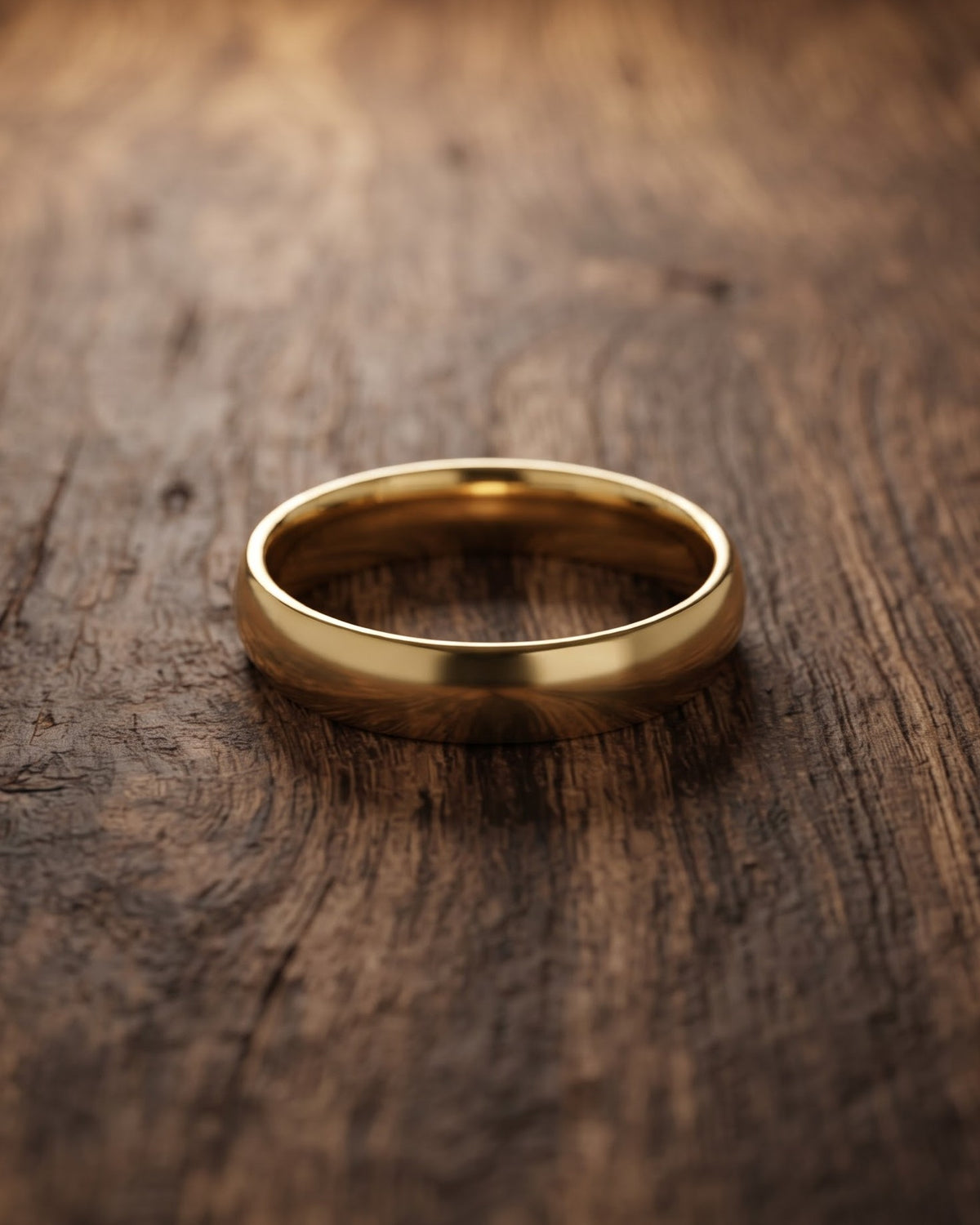 Solhavi Dome Band Ring - Close-up Detail Shot