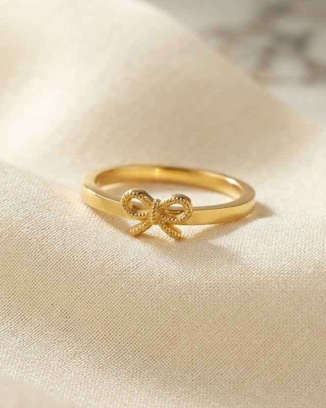 Solbrie Bow Statement Ring — hero shot