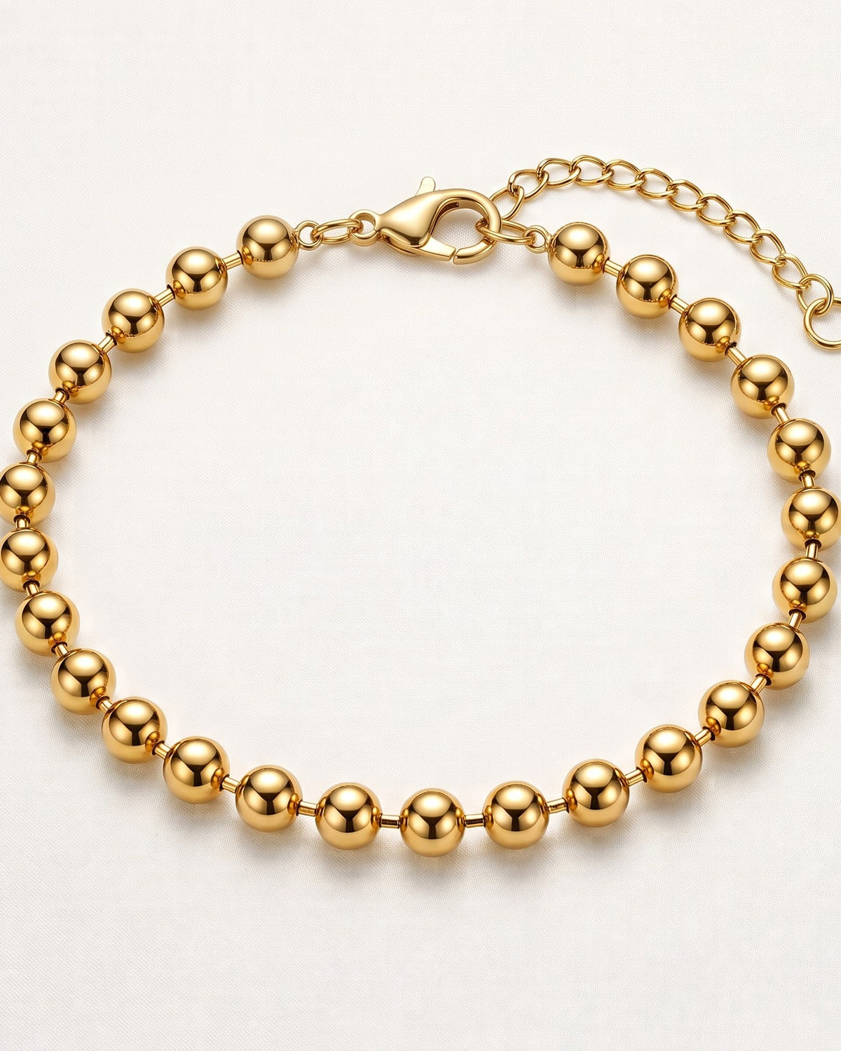 Solora Ball Chain Bracelet - Close-up Detail Shot