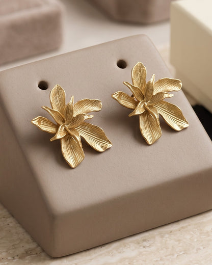 Solfira Flora Stud Earrings - Stand Display Shot