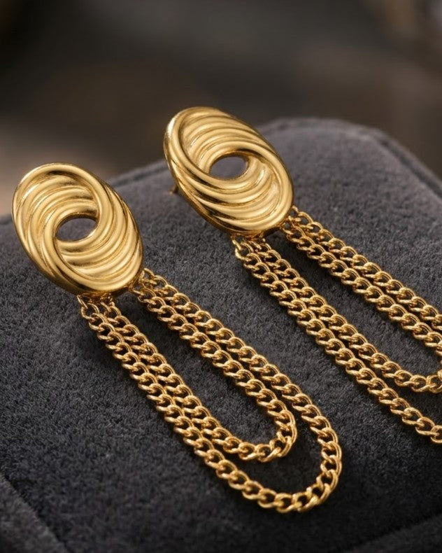 Solari Knot Fringe Studs - Hero Shot