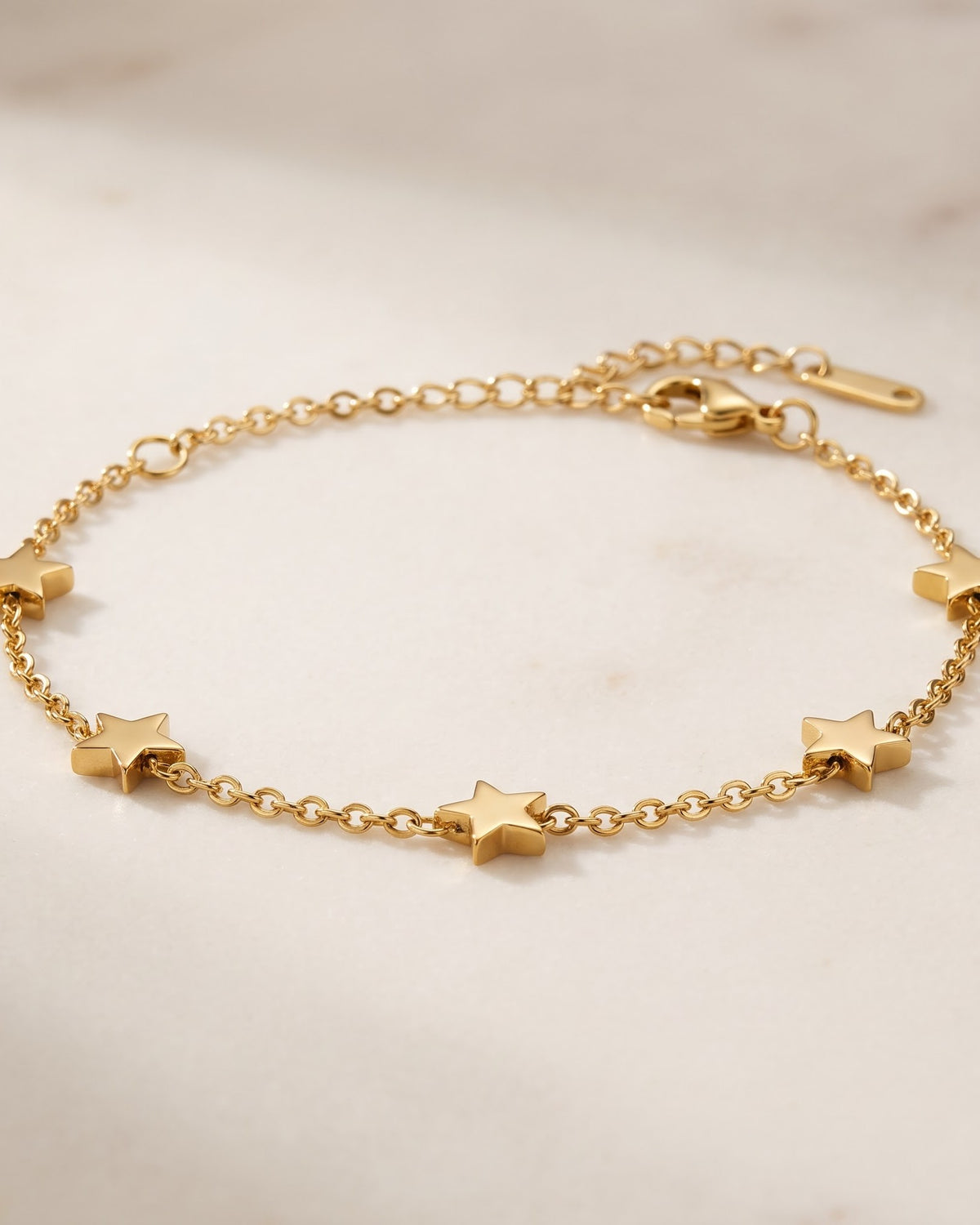 Solvie Star Charm Chain Bracelet - Hero shot