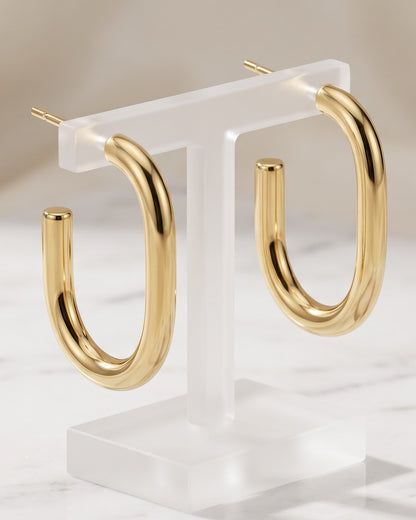 Solkavi Arc Stud Earrings - Display Shot