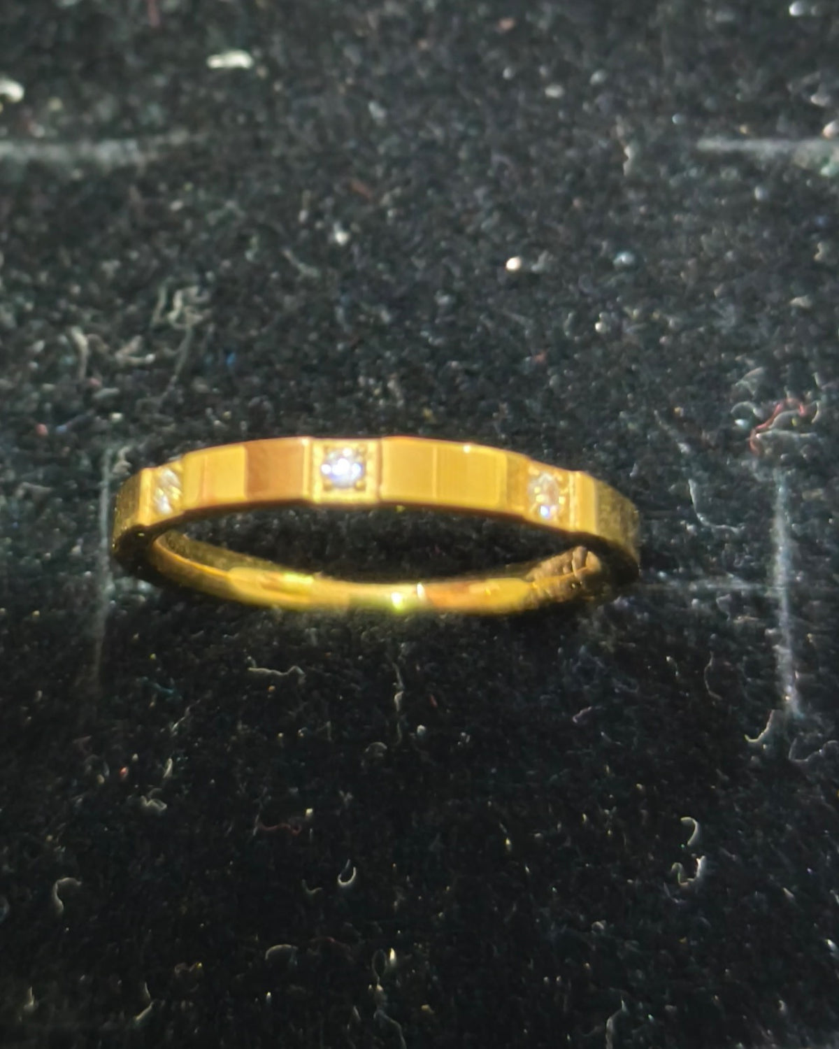 Soltira Trio Stacking Ring — close-up detail