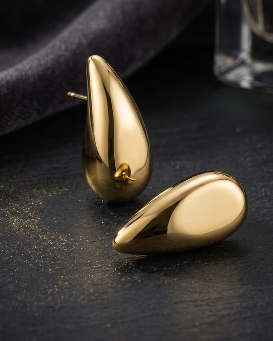 Solunea Teardrop Stud Earrings - Hero Shot
