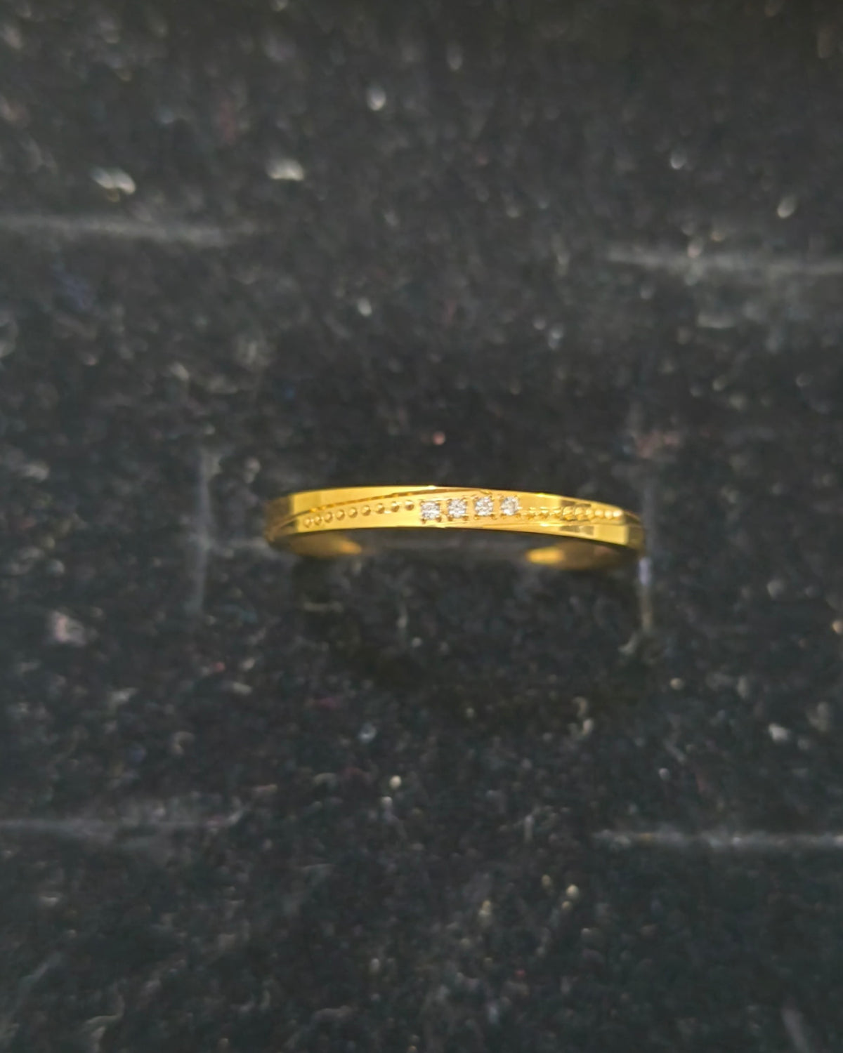 Solmiya Quad Stacking Ring — close-up detail