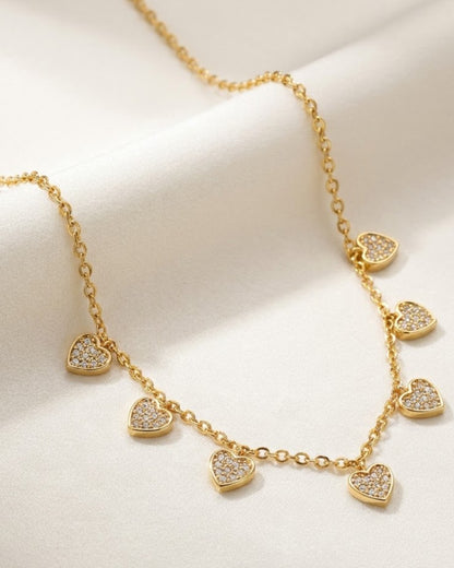 Solyven Heart Charm Chain Necklace — hero shot
