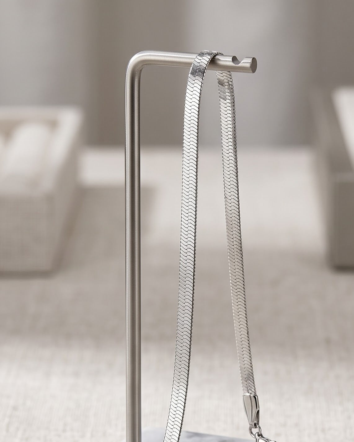 Solisa Wave Chain Anklet - Stand / Display Shot