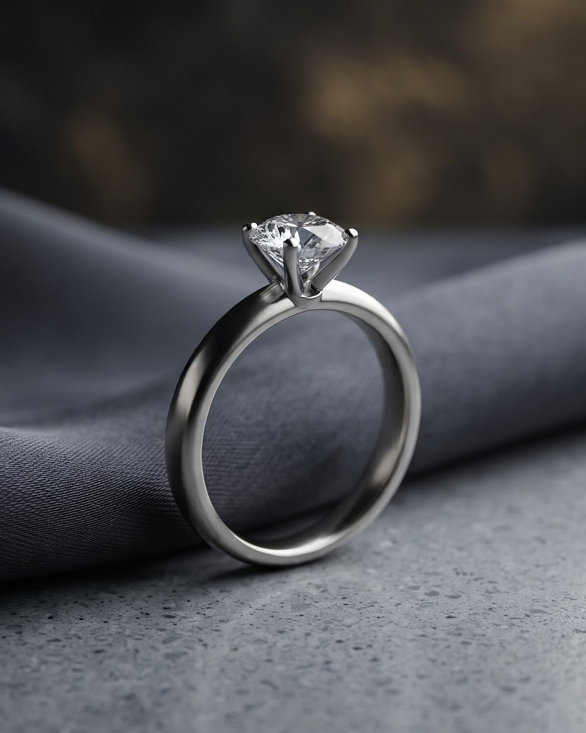 Solkiya Solitaire Statement Ring - Hero Shot