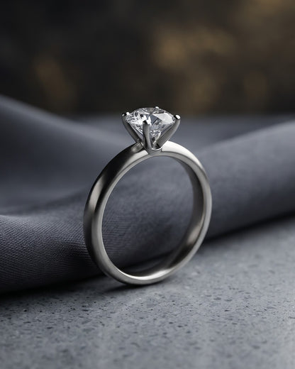 Solkiya Solitaire Statement Ring - Hero Shot