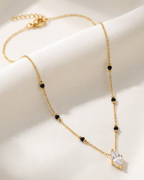Solvena Marquise Solitaire Mangalsutra
