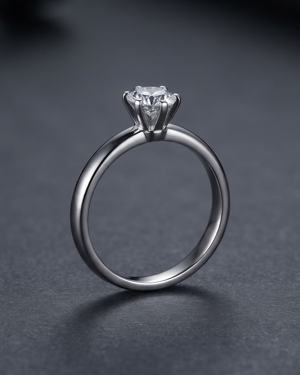 Solkiya Solitaire Statement Ring - Close-up / Detail Shot