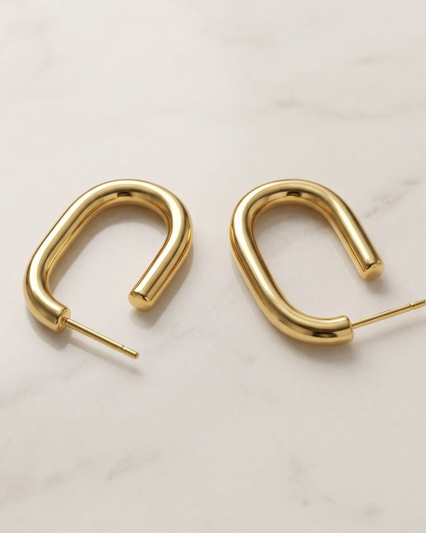 Solkavi Arc Stud Earrings