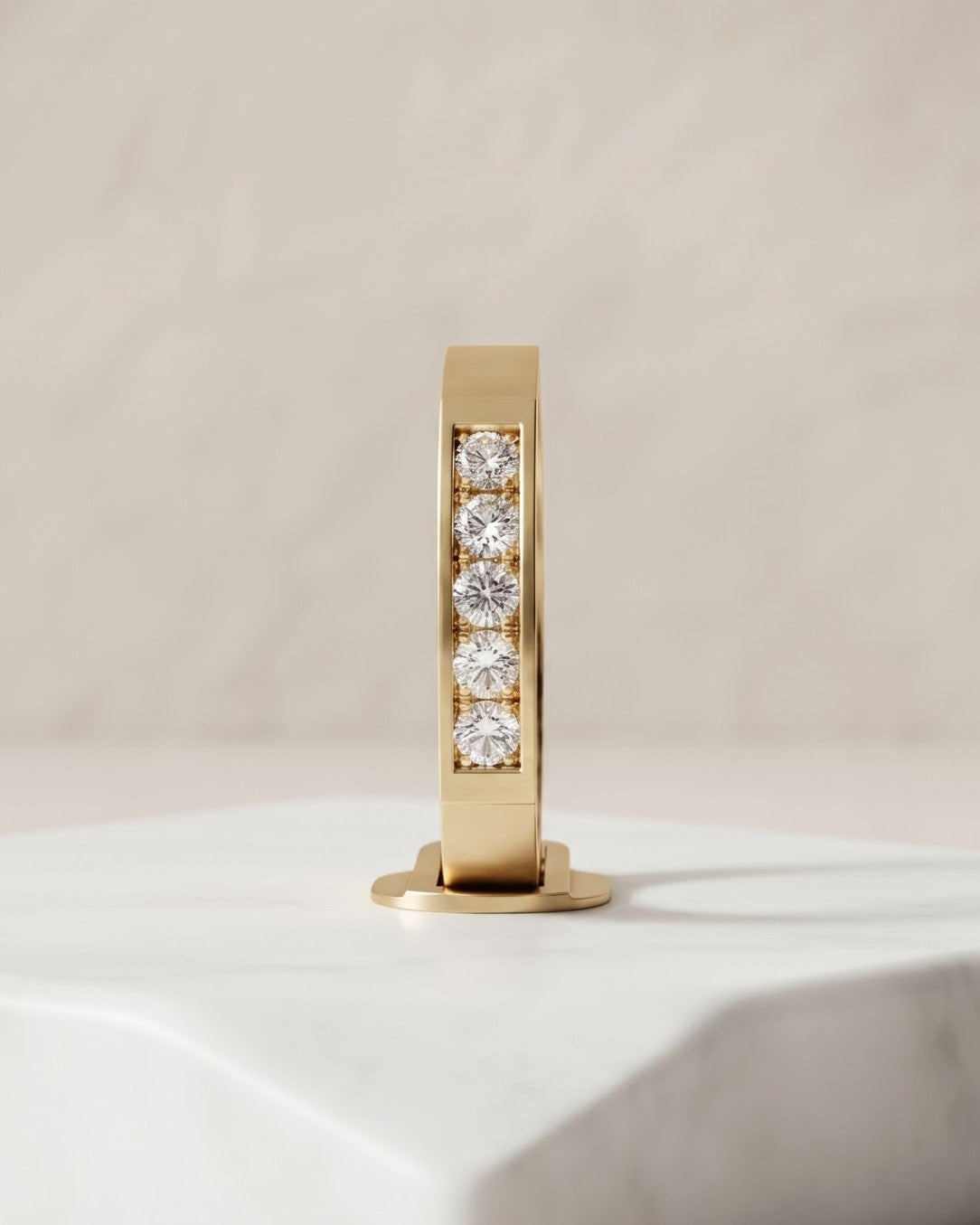 Solteva Channel Stacking Ring - Stand / Display Shot