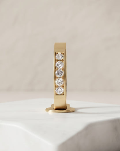 Solteva Channel Stacking Ring - Stand / Display Shot