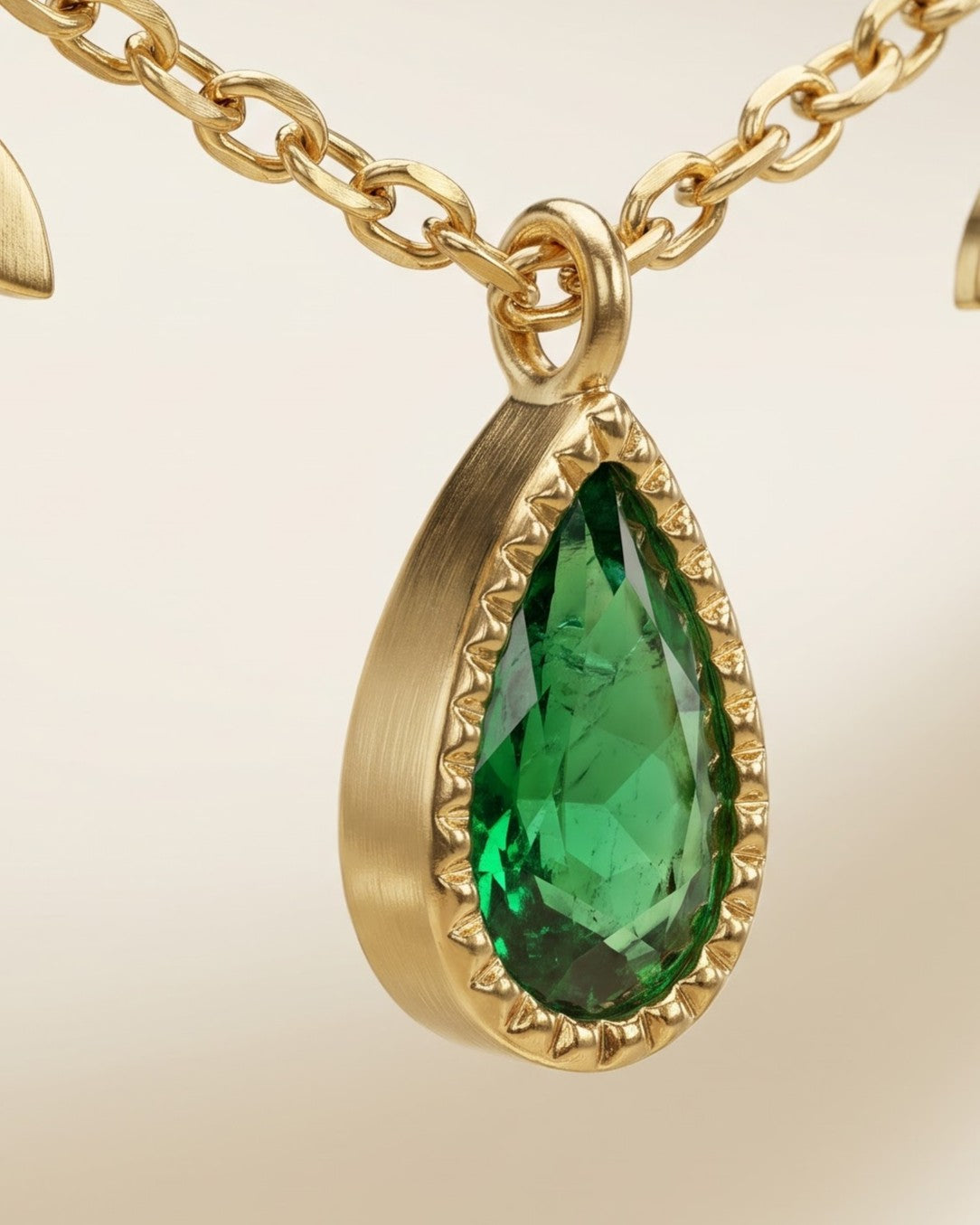 Solmeka Teardrop Pendant Necklace – Cinematic Shot
