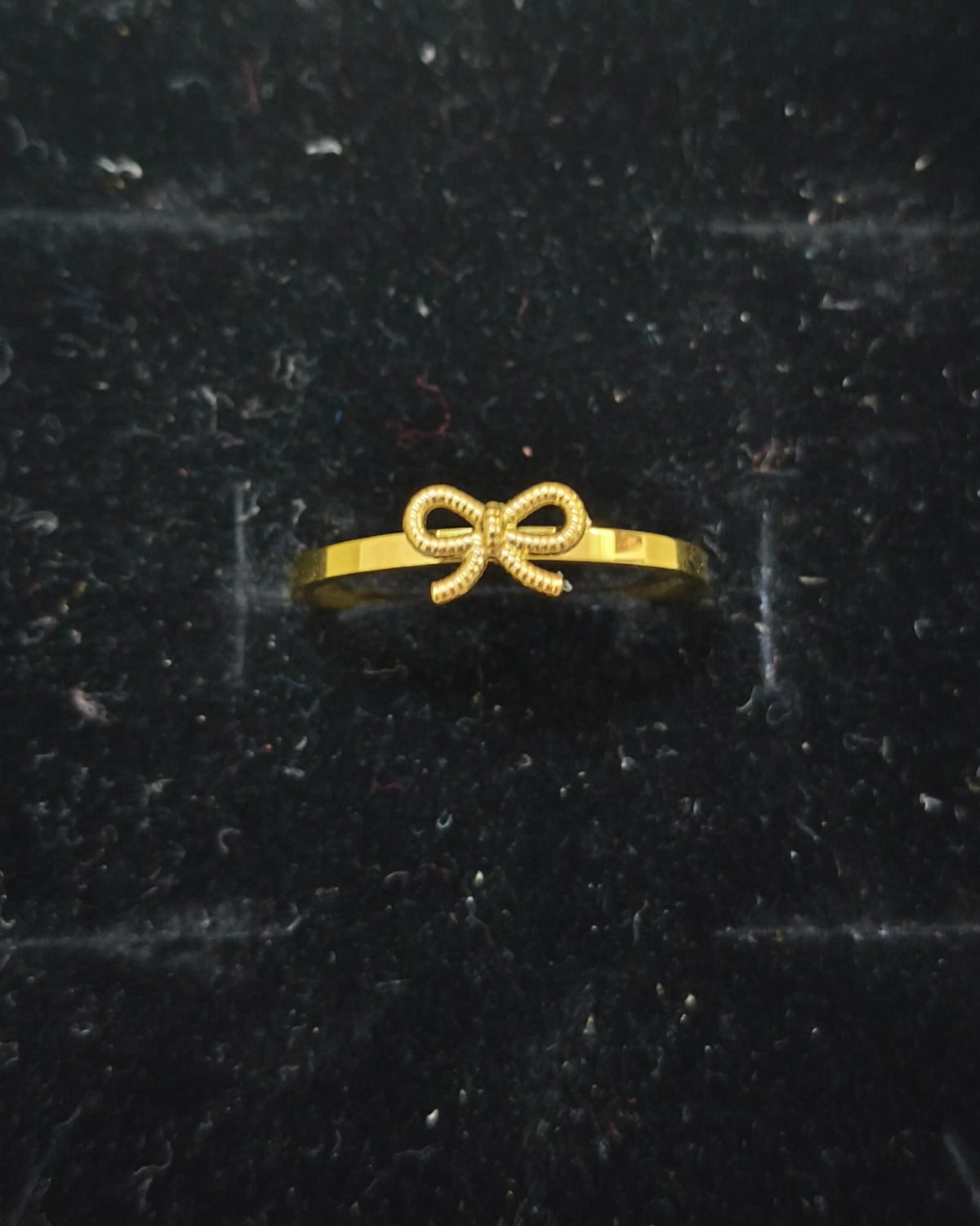 Solbrie Bow Statement Ring — close-up detail