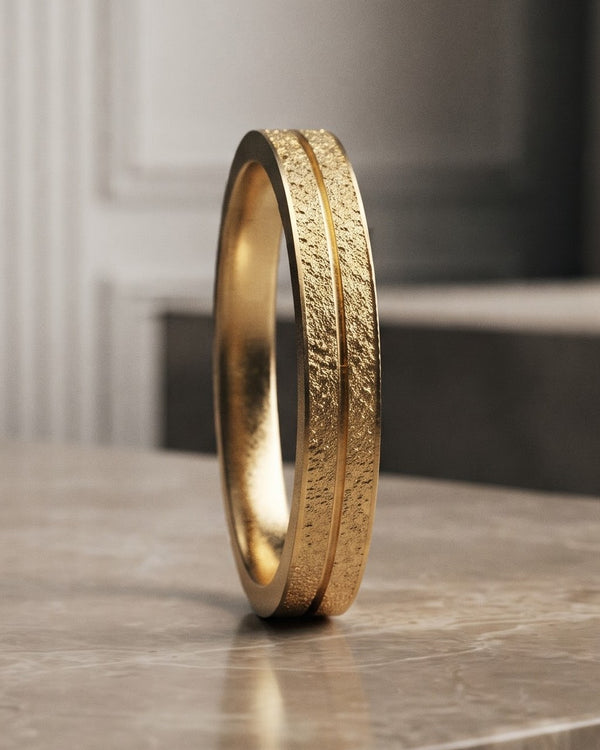 Solvara Ridge Band Ring