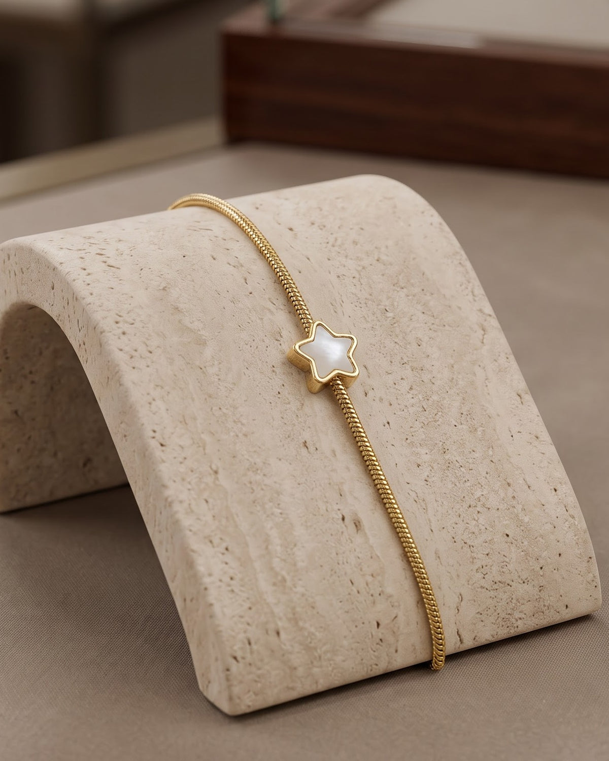 Solyva Blossom Chain Bracelet - Stand Display Shot