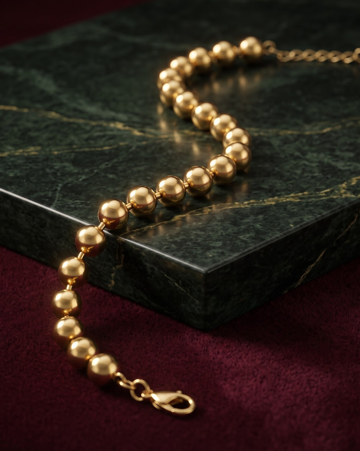 Solora Ball Chain Bracelet - Hero Shot