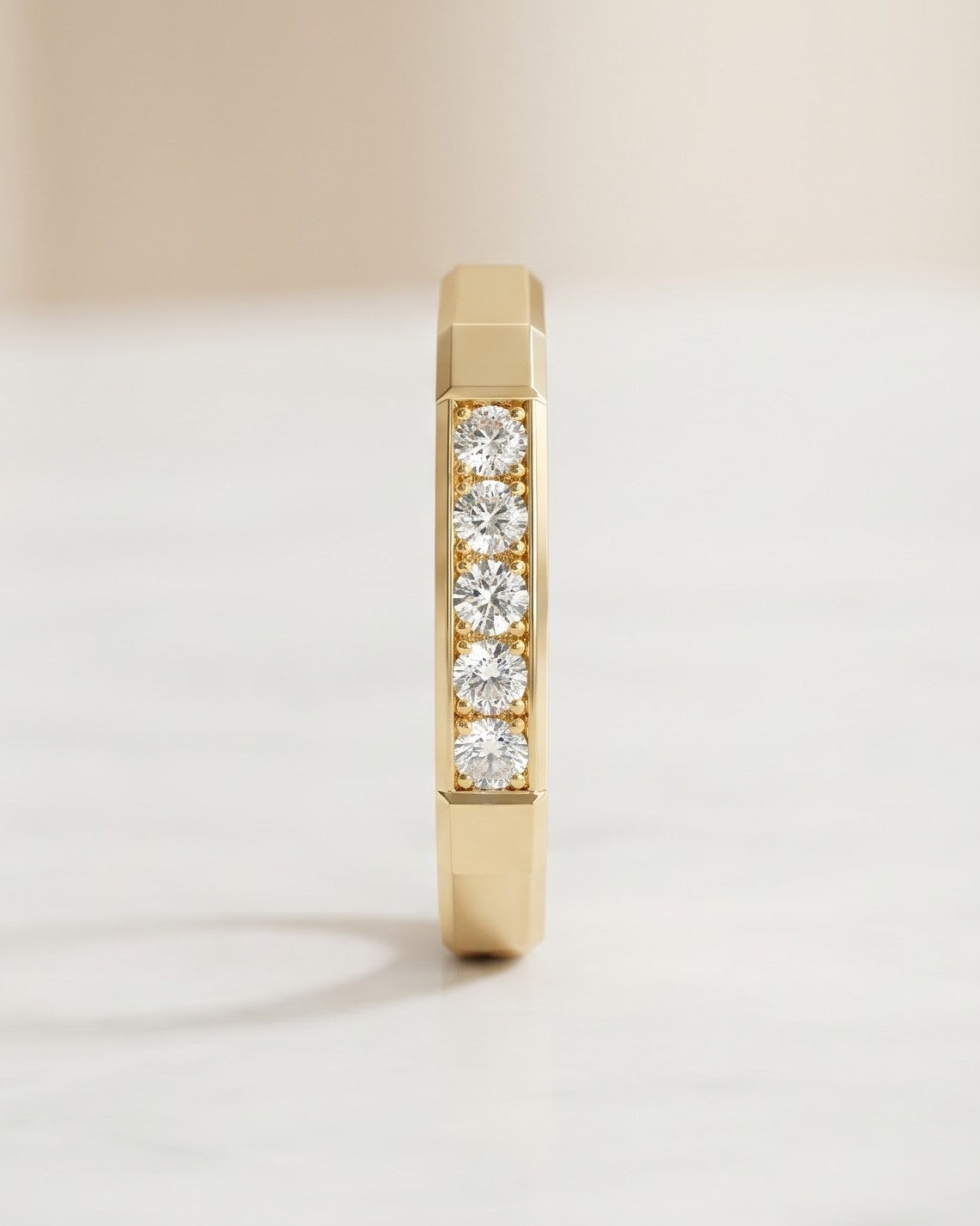 Solteva Channel Stacking Ring - Close-up / Detail Shot