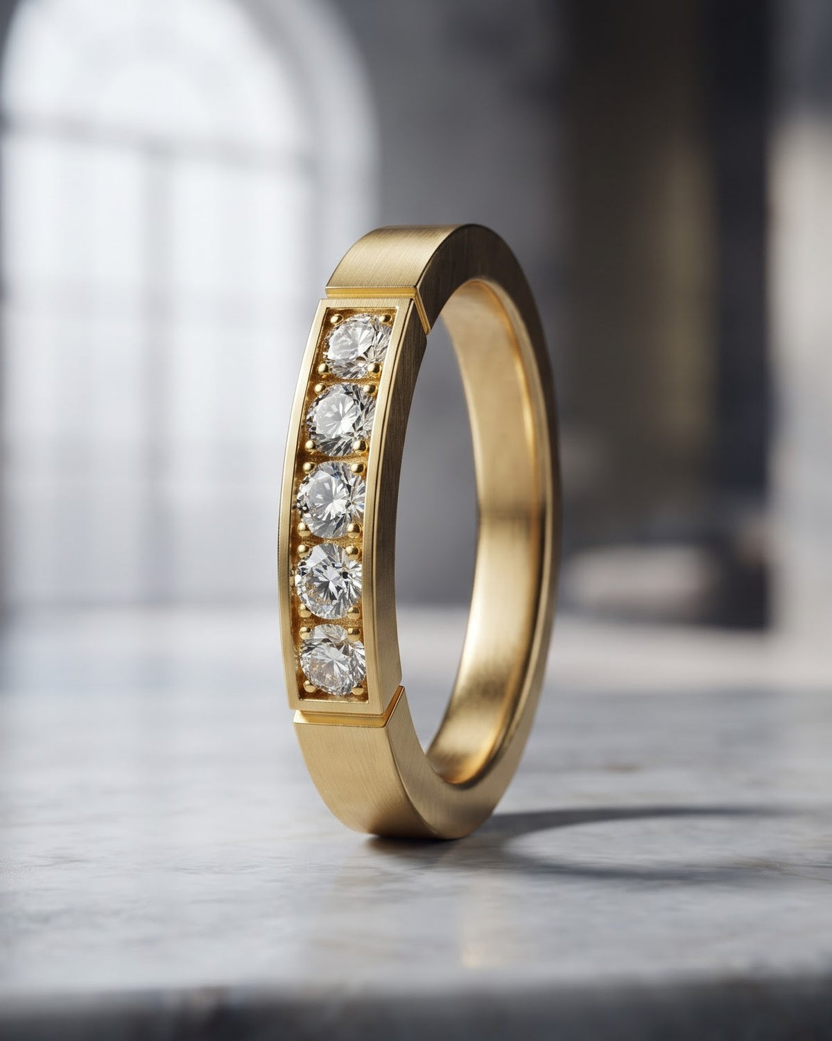 Solteva Channel Stacking Ring - Hero Shot