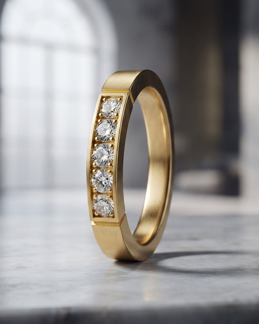 Solteva Channel Stacking Ring - Hero Shot